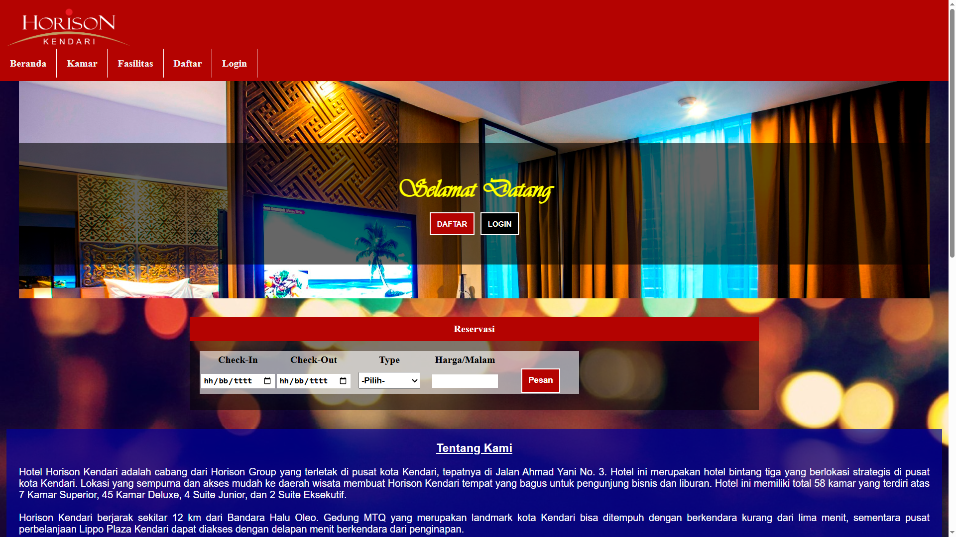 Reservasi Hotel